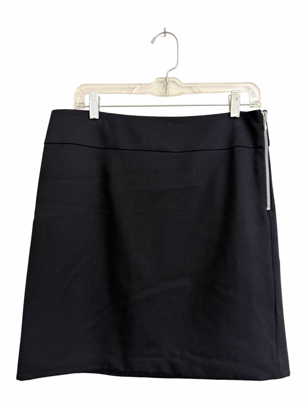 Banana Republic Classic Black Zip-Accent Stretch Skirt Size 8